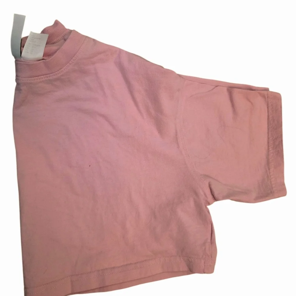 Divided Mauve Cropped Plain Tee - Picture 2 of 6
